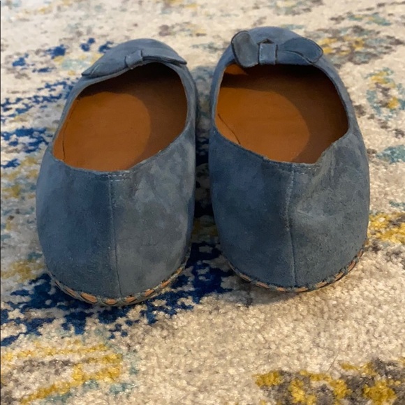 MARC JACOBS Blue Suede Flats - Picture 3 of 8